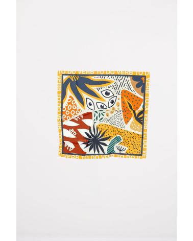 VERB TO DO PANUELOS MUJER MODELO CHECK MY EYES COLOR AMARILLO STMPD