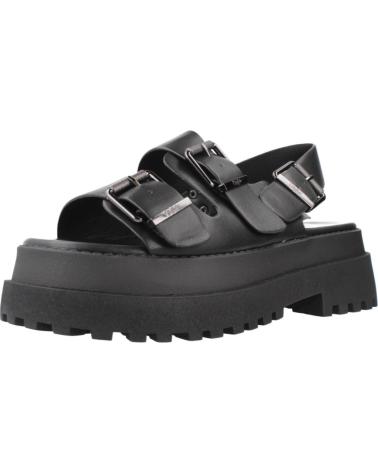 BUFFALO PLUTO ARI SANDALEN SCHWARZ MIT TRACK-SOHLE BLACK