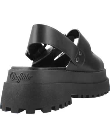 BUFFALO PLUTO ARI SANDALEN SCHWARZ MIT TRACK-SOHLE BLACK