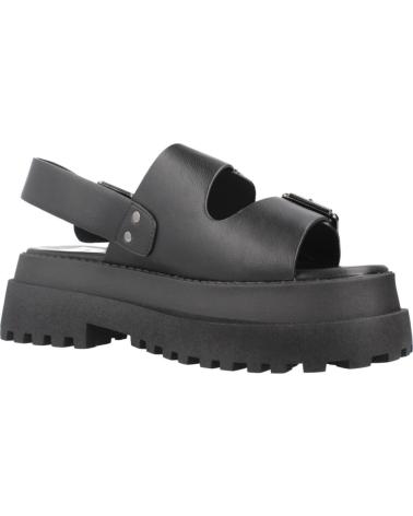 BUFFALO PLUTO ARI SANDALEN SCHWARZ MIT TRACK-SOHLE BLACK