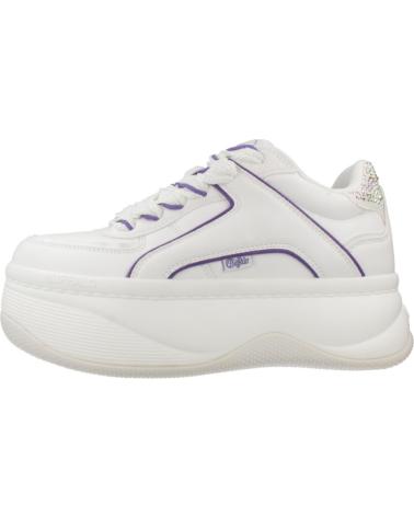 BUFFALO ORCUS LUXE SNEAKER WEISS MIT PLATEAU UND DETAILS WHTPRPLE