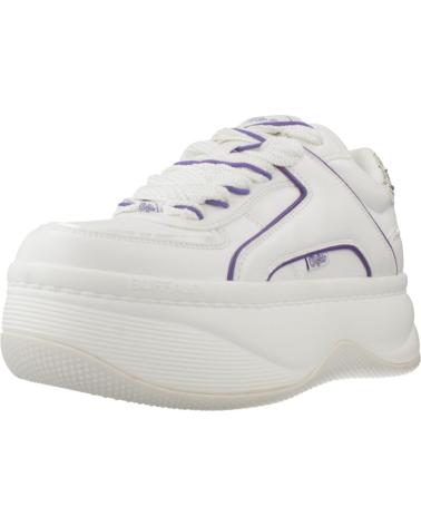BUFFALO ORCUS LUXE SNEAKER WEISS MIT PLATEAU UND DETAILS WHTPRPLE