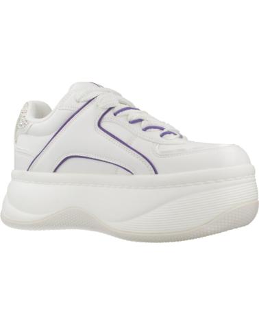 BUFFALO ORCUS LUXE SNEAKER WEISS MIT PLATEAU UND DETAILS WHTPRPLE