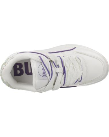 BUFFALO ORCUS LUXE SNEAKER WEISS MIT PLATEAU UND DETAILS WHTPRPLE