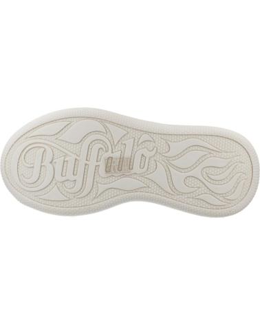 BUFFALO ORCUS LUXE SNEAKER WEISS MIT PLATEAU UND DETAILS WHTPRPLE