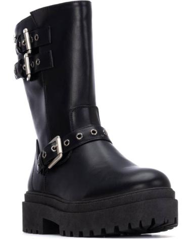 XTI BIKERSTIEFEL 130461 SCHWARZ MIT SCHNALLEN NEGRO