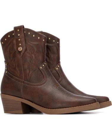 BOTINS COWBOY XTI 130472 CAMEL COM TACHAS CAMEL