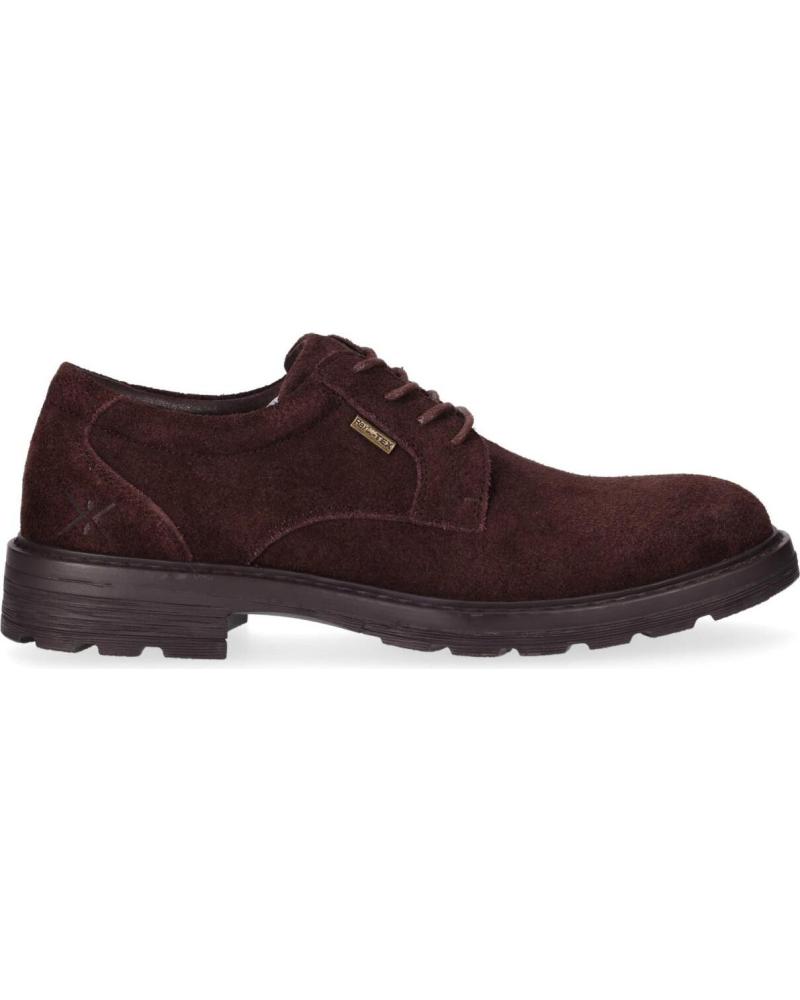 CHIKA10 RE COMUNAL 01 - SAPATOS DE ATAR CASTANHOS MARRON-BROWN