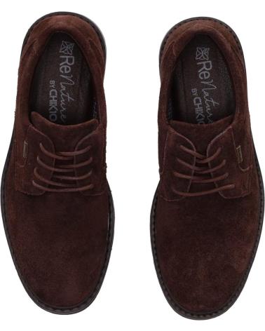 CHIKA10 RE COMUNAL 01 - SAPATOS DE ATAR CASTANHOS MARRON-BROWN