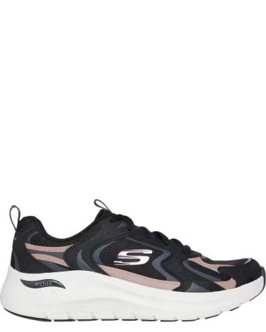 SKECHERS Zapatillas 150332-Bkrg en negro-oro rosa para mujer NEGRO-ORO ROSA