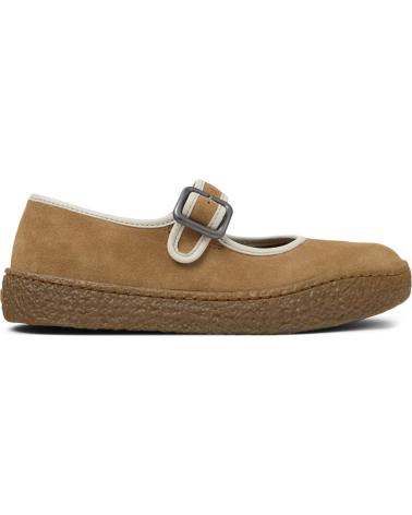 CAMPER BALLERINE PEU TERRENO K201825 IN PELLE MARRONE MARRON003