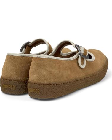 CAMPER BALLERINE PEU TERRENO K201825 IN PELLE MARRONE MARRON003