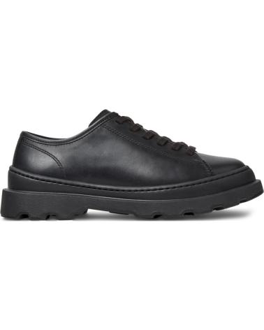 CAMPER SCARPE STRINGATE BRUTUS K201839 IN PELLE NERA NEGRO001