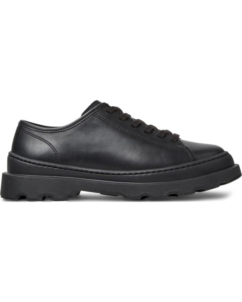 CAMPER SCARPE STRINGATE BRUTUS K201839 IN PELLE NERA NEGRO001