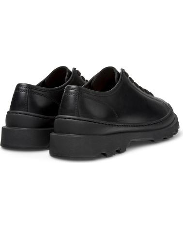 CAMPER SCARPE STRINGATE BRUTUS K201839 IN PELLE NERA NEGRO001