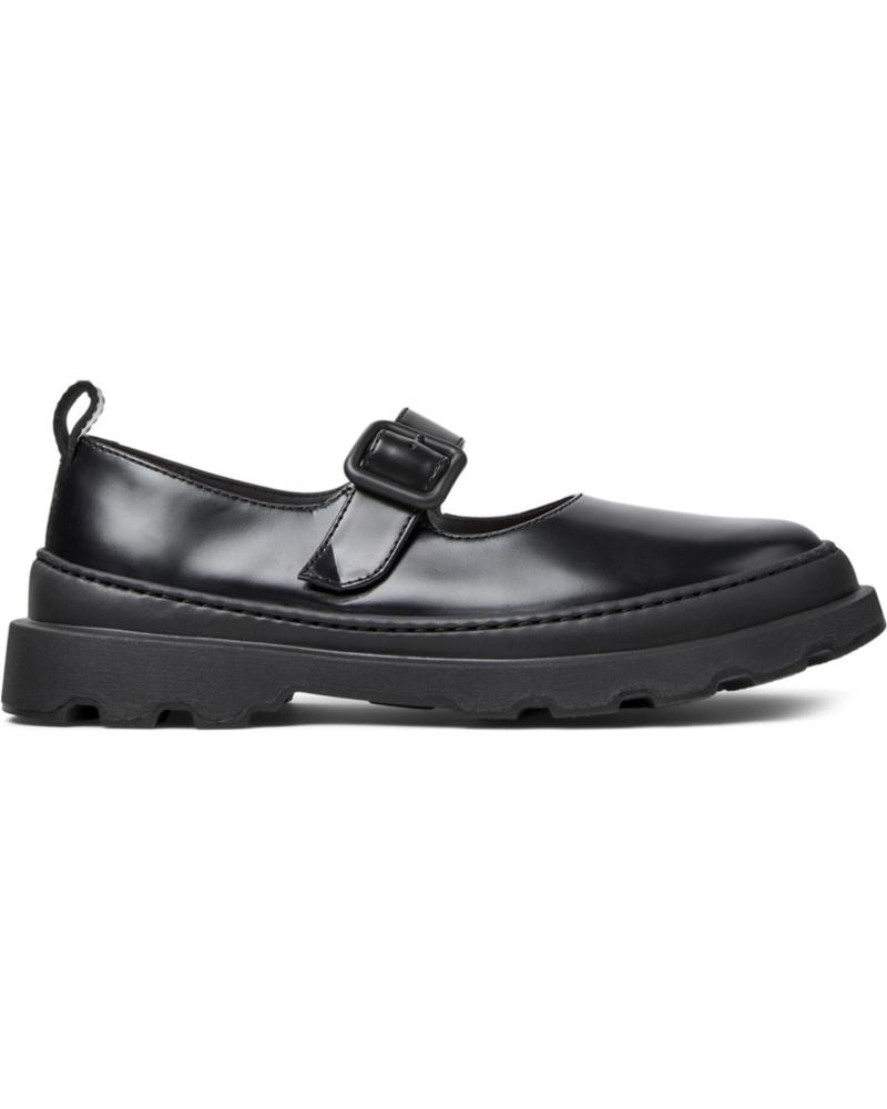 MARY JANE IN PELLE CAMPER BRUTUS K201841 NERO NEGRO001