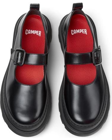 MARY JANE IN PELLE CAMPER BRUTUS K201841 NERO NEGRO001