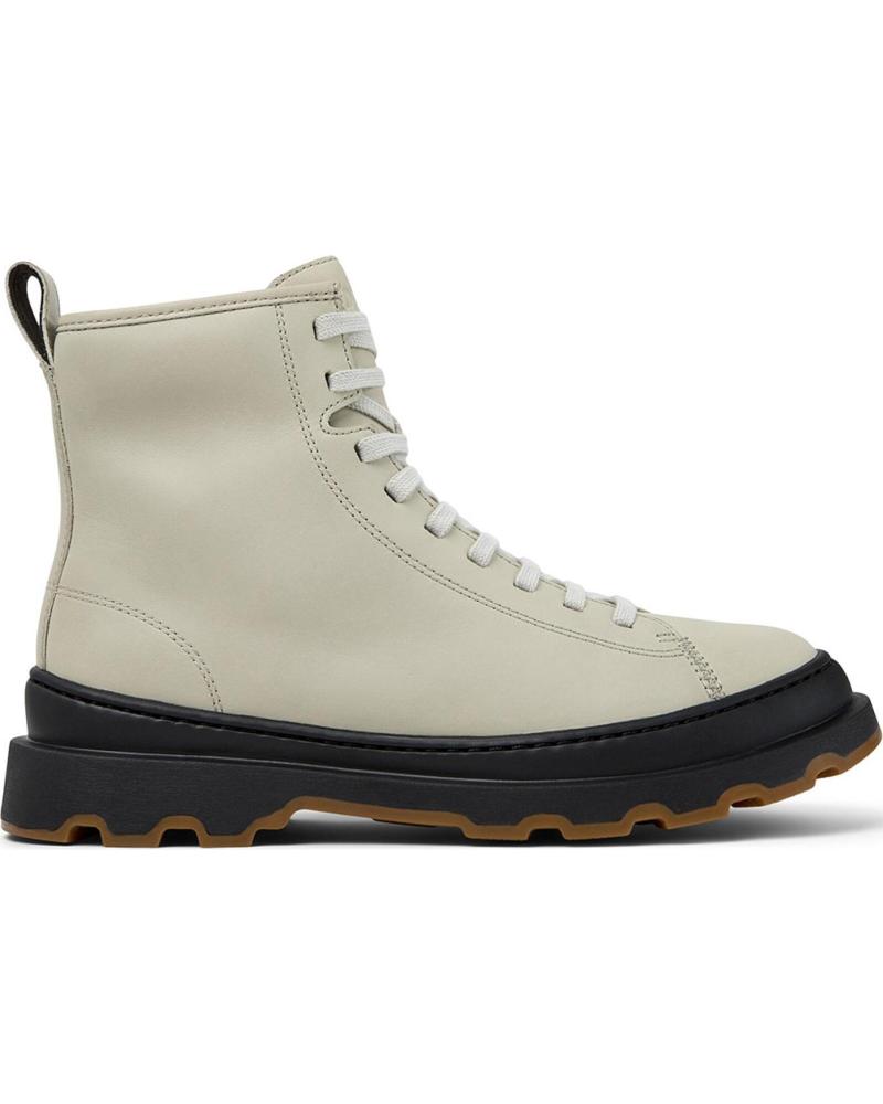 STIVALI CAMPER BRUTUS IN PELLE K400816 GRIGIO CHIARO GRIS004 GRIS004