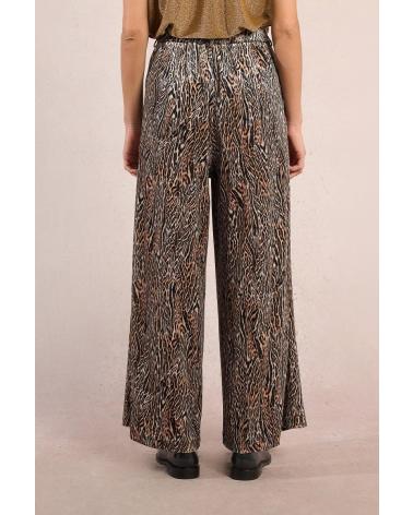 MOLLY BRACKEN PANTALÓN ESTAMPADO MOLLY BRACKEN TF119DH BEIGE