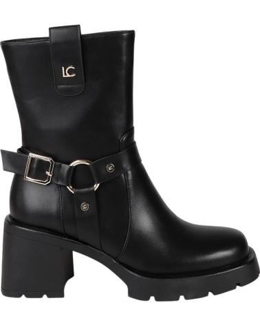 BIKER-STIEFEL LOLA CASADEMUNT LF2505021-00N SCHWARZ MIT SCHNALLEN NEGRO