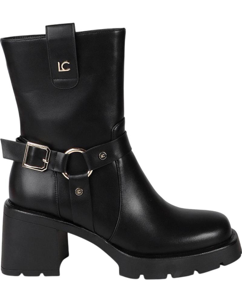 BIKER-STIEFEL LOLA CASADEMUNT LF2505021-00N SCHWARZ MIT SCHNALLEN NEGRO