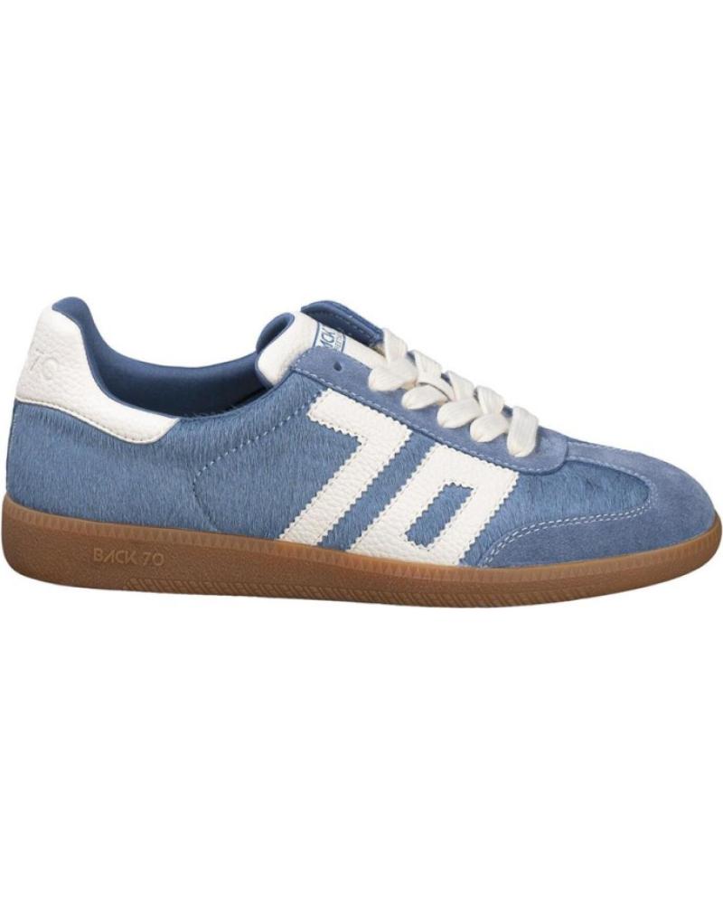 SNEAKERS CASUAL DONNA BACK 70 MODELLO 108005 JEANS BLU AZUL