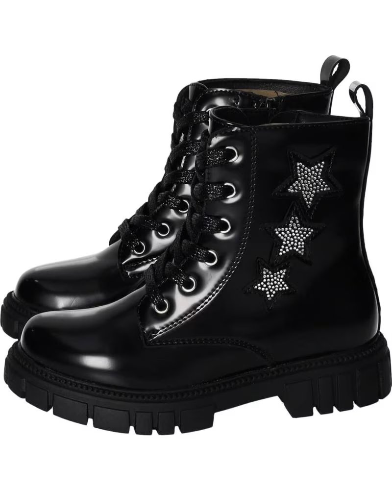 CONGUITOS BOTAS NINA MODELO TROOPER BOOT STAR COLOR NEGRO BLACK