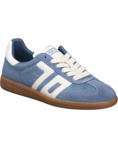 SNEAKERS CASUAL DONNA BACK 70 MODELLO 108005 JEANS BLU AZUL