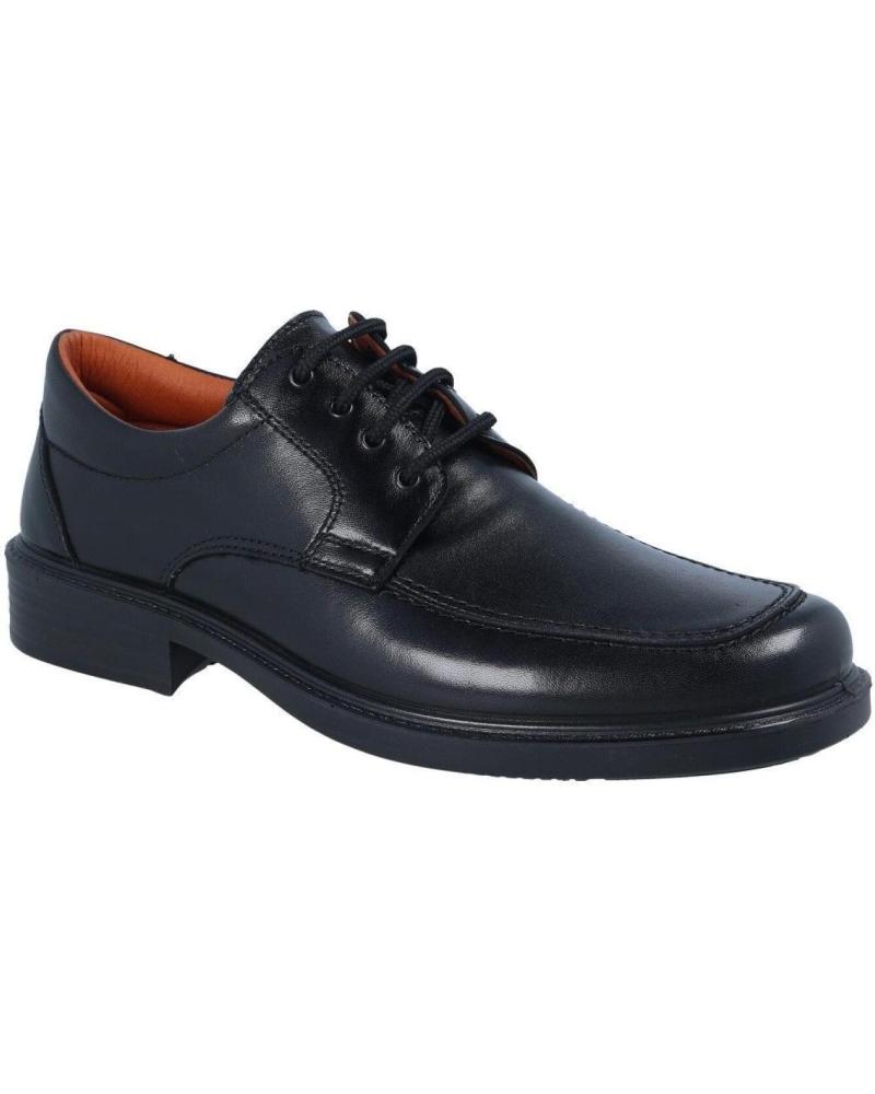 LUISETTI STEP 0103 SCHWARZE KOMFORT-SCHNÜRSCHUHE NEGRO