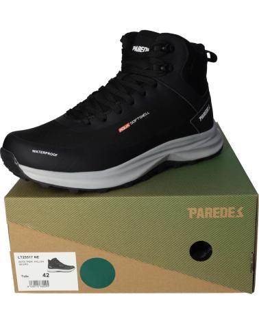 PAREDES AYLLON LT25517 - STIVALI DA TREKKING ESCURSIONISMO NERI NEGRO