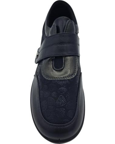 CALZADOMANIA ZAPATO VELCRO MUJER NEGRO