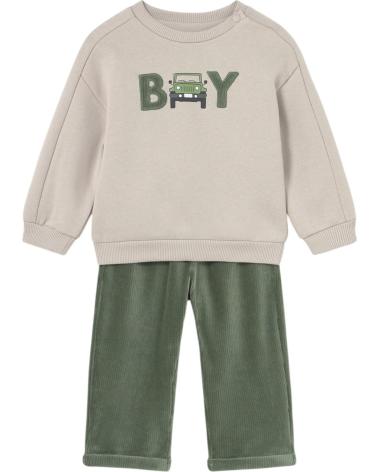 MAYORAL 'BOY' SWEATSHIRT AND PANTS SET FOR BABY BOY 2513 GREEN VERDE