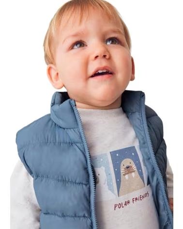 MAYORAL MAYORAL CONJUNTO 3 PIEZAS BEBÉ NIÑO: CHALECO, CAMISETA Y PANTALÓN 2649 AZUL