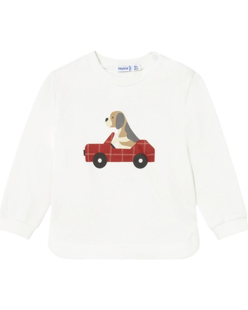 MAYORAL CONJUNTO BEBÉ NIÑO 2649 CON SUDADERA COCHE Y CHALECO ACOLCHADO ROJO
