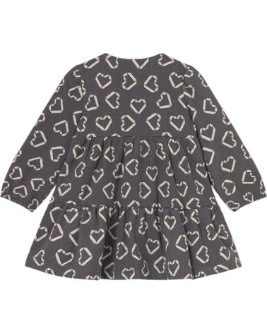 MAYORAL VESTIDO ESTAMPADO CORAZONES MODELO 2915 GRIS GRIS