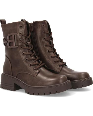 SPORT3PUNTO0 2533 - SCHNÜRSTIEFEL MIT PROFILSOHLE IN KAFFEEBRAUN VARIOS COLORES