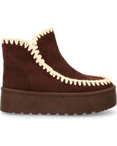 BOTTES PLATEFORME SPORT3PUNTO0 LT33-46 EN DAIM COULEUR CAFÉ VARIOS COLORES
