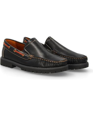 MOCASSINI IN PELLE NERA SPORT3PUNTO0 VRAE-100 VARIOS COLORES
