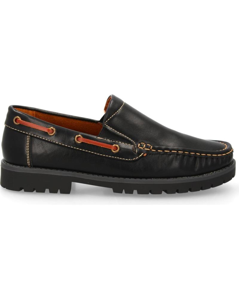 MOCASSINI IN PELLE NERA SPORT3PUNTO0 VRAE-100 VARIOS COLORES