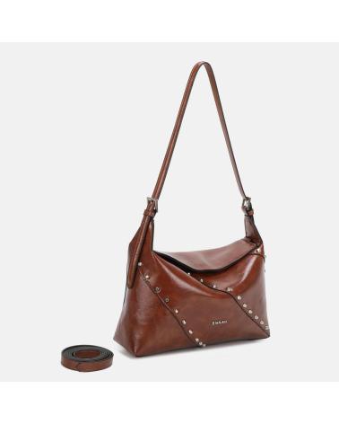 SAC BANDOULIÈRE BINNARI MODÈLE 20773 MARRON À CLOUS MARRóN