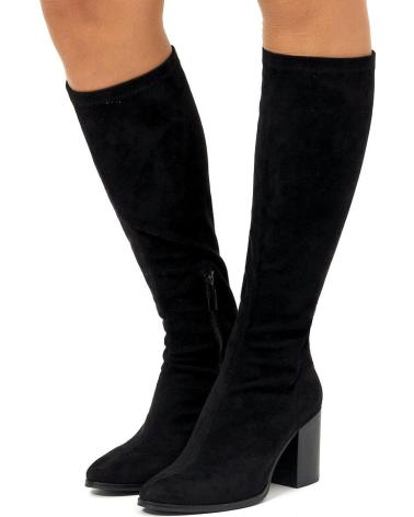 STIVALI ALTI CON TACCO MTNG 55440 NERO NEGRO