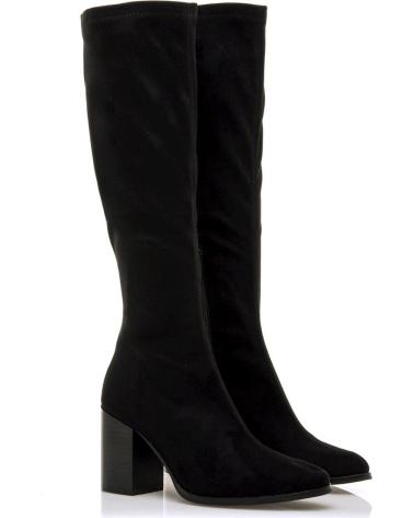 STIVALI ALTI CON TACCO MTNG 55440 NERO NEGRO