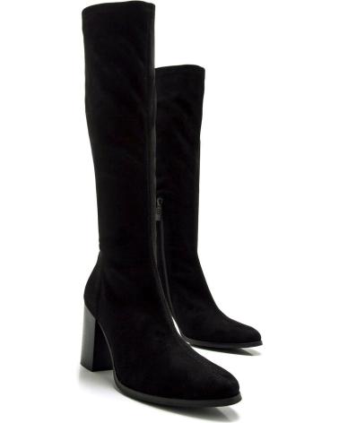 STIVALI ALTI CON TACCO MTNG 55440 NERO NEGRO