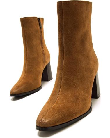 STIVALETTO CON TACCO MTNG 55474 IN CAMOSCIO BEIGE BEIGE