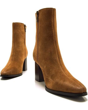 STIVALETTO CON TACCO MTNG 55474 IN CAMOSCIO BEIGE BEIGE