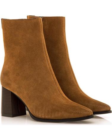 STIVALETTO CON TACCO MTNG 55474 IN CAMOSCIO BEIGE BEIGE