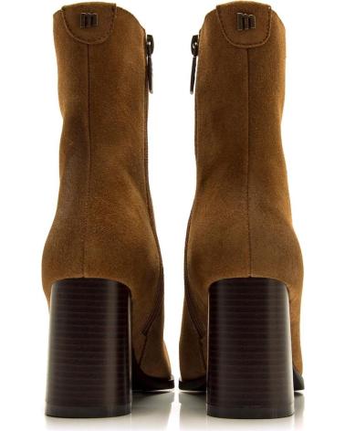 STIVALETTO CON TACCO MTNG 55474 IN CAMOSCIO BEIGE BEIGE