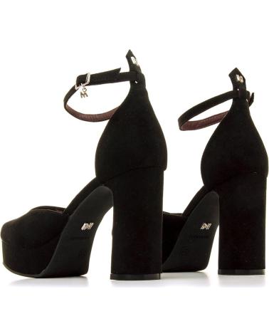 SANDÁLIAS DE SALTO PLATAFORMA MARIA MARE 63652 PRETO NEGRO