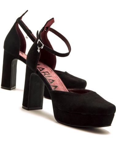 SANDÁLIAS DE SALTO PLATAFORMA MARIA MARE 63652 PRETO NEGRO