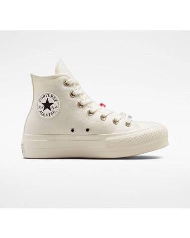 CONVERSE CHUCK TAYLOR ALL STAR LIFT PLATFORM DIY FLORAL BRANCO BLANCO